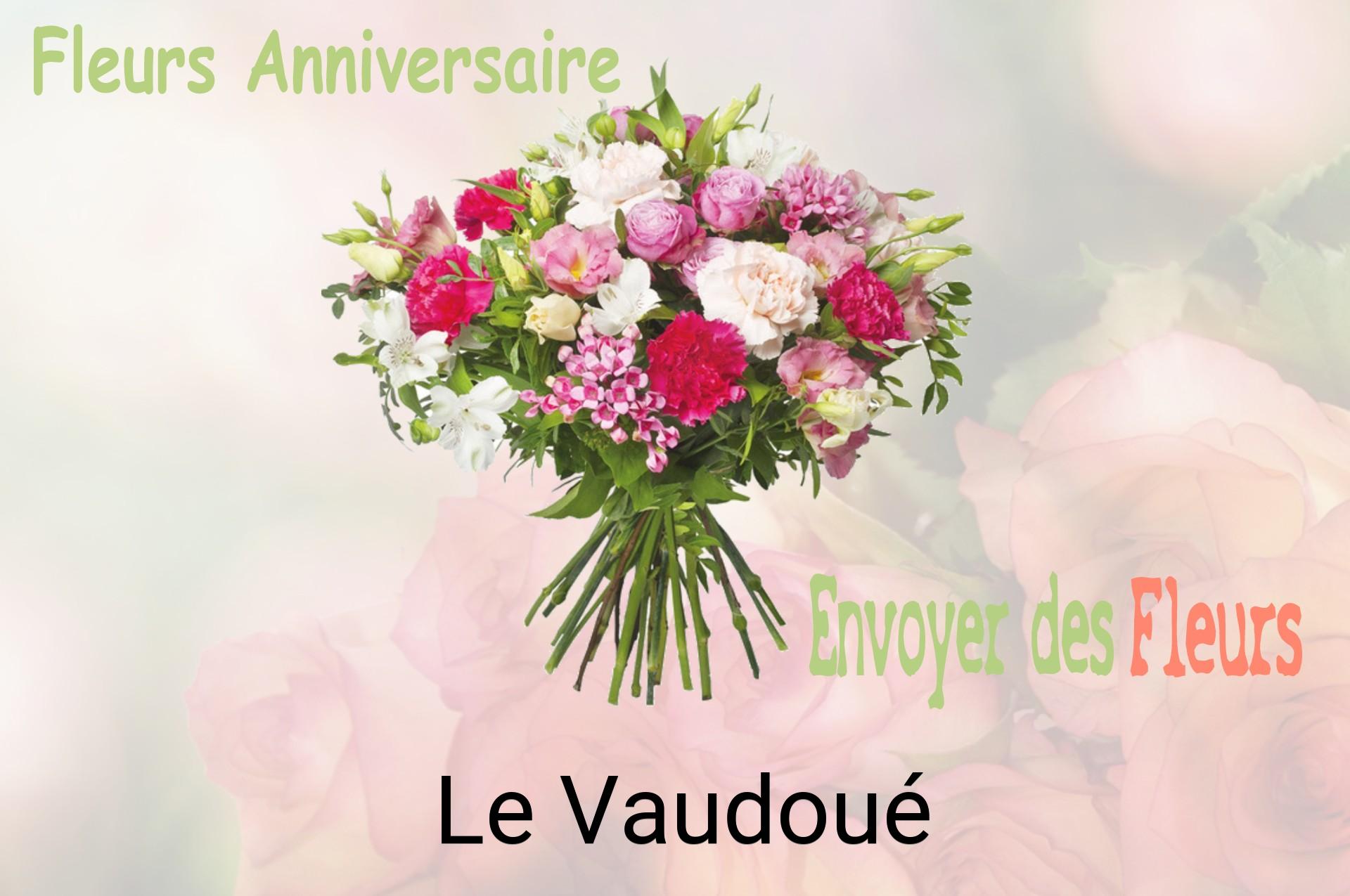 Bouquet de fleurs d’anniversaire livré à Le Vaudoué