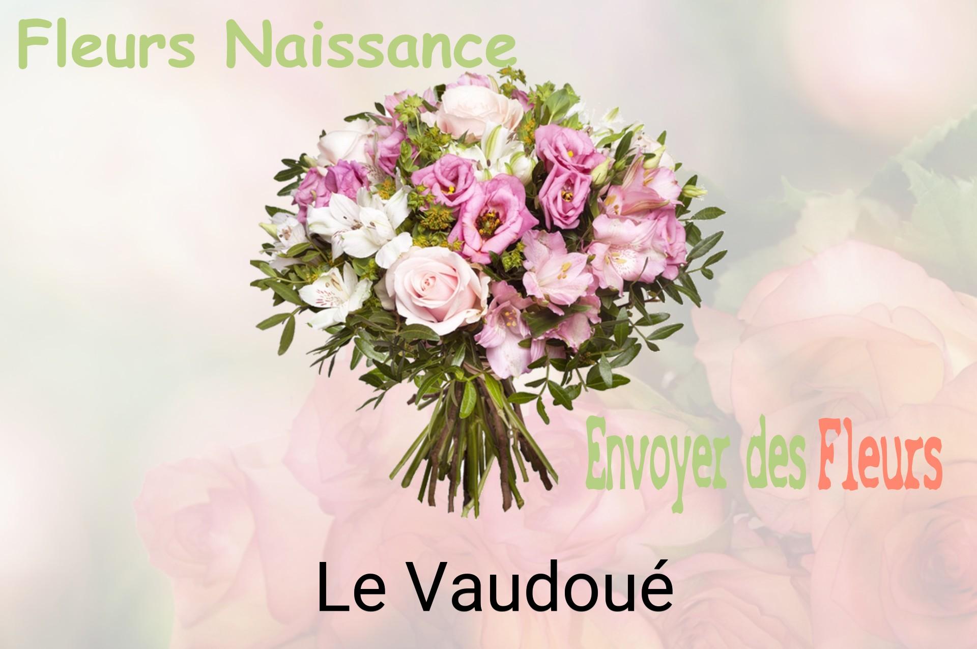 Bouquet de fleurs de naissance livré à Le Vaudoué